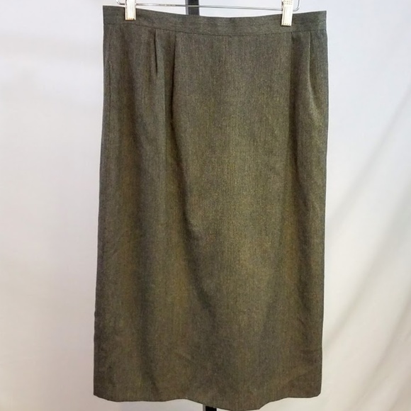 Sassco Fashions Gray Career Work Pencil Skirt 12 - Picture 1 of 4